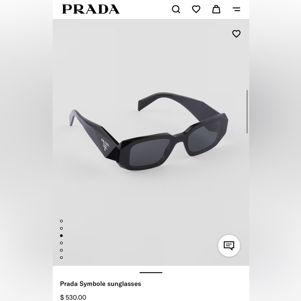 Prada Black Sunglasses- Authentic